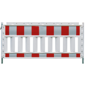 Schake EURO | panel fence | film RA1/A, red / white | length: 2,40 m (no TL test) | with lamp adapter